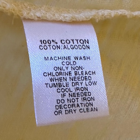 ANN TAYLOR LOFT Outlet Sleeveless Ringer Tee in Yellow Pink Orange Sherbet — S - Picture 3 of 5